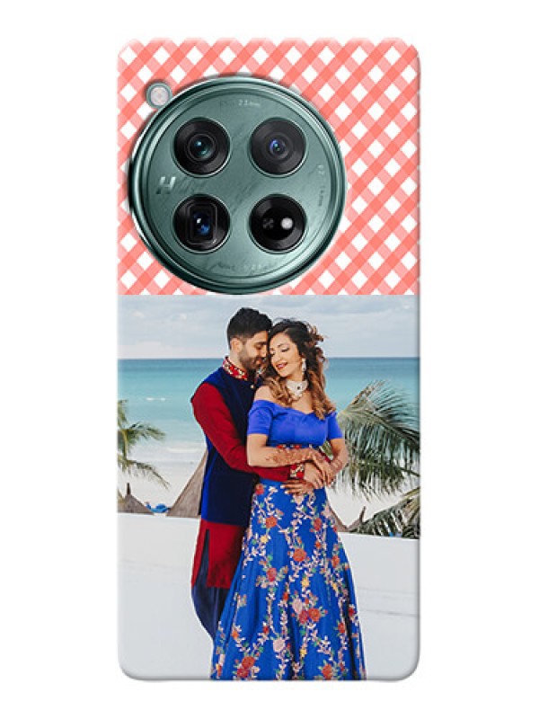 Custom OnePlus 12 5G custom mobile cases: Pink Pattern Design