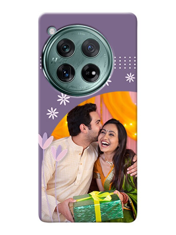 Custom OnePlus 12 5G Phone covers for girls: lavender flowers design