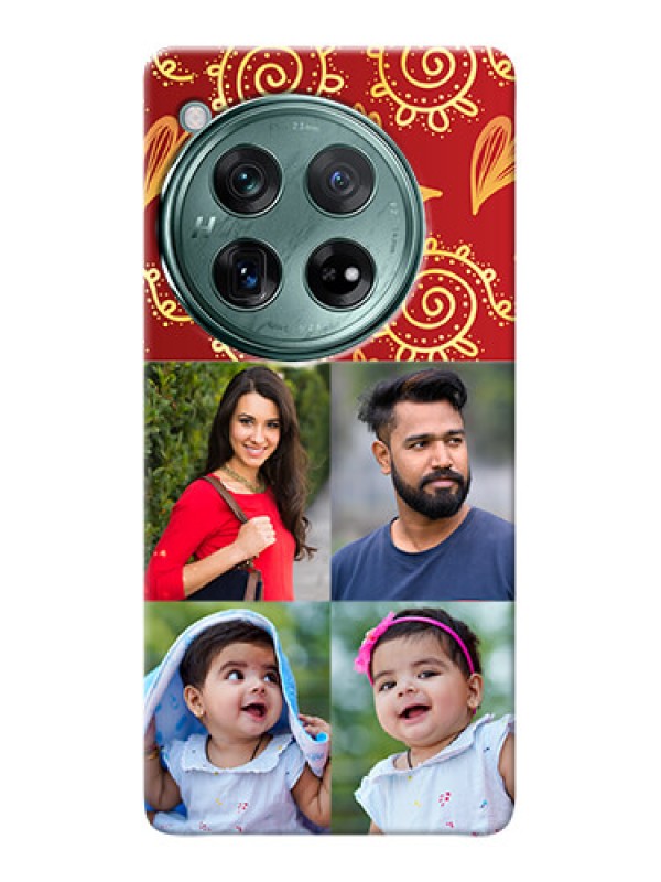 Custom OnePlus 12 5G Mobile Phone Cases: 4 Image Traditional Design