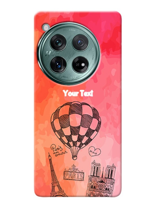 Custom OnePlus 12 5G Personalized Mobile Covers: Paris Theme Design