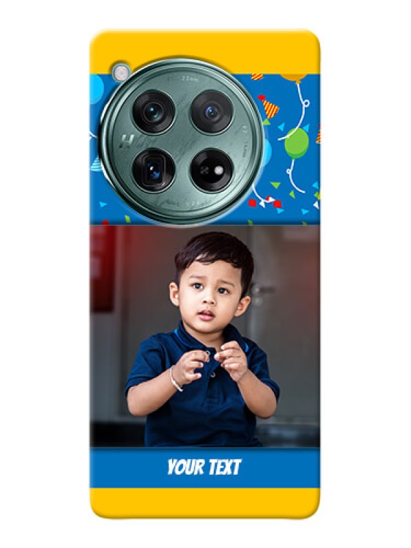 Custom OnePlus 12 5G Mobile Back Covers Online: Birthday Wishes Design