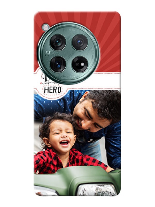 Custom OnePlus 12 5G custom mobile phone cases: My Dad Hero Design