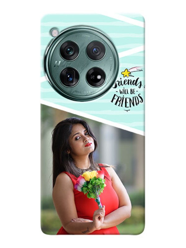 Custom OnePlus 12 5G Mobile Back Covers: Friends Picture Icon Design