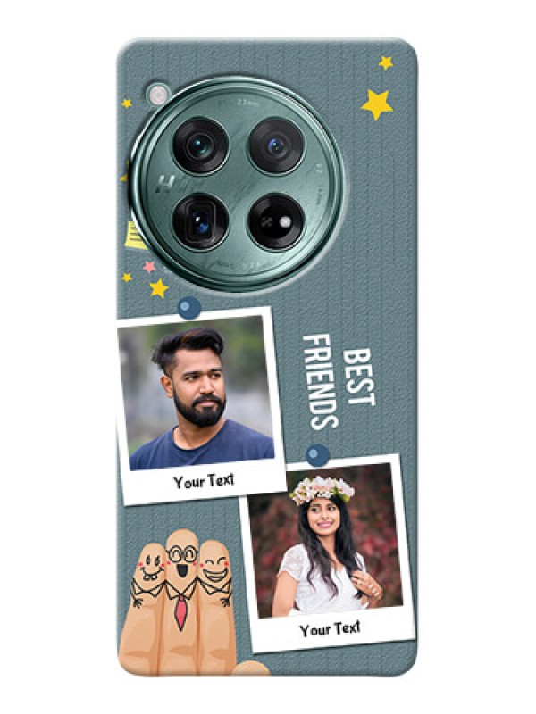 Custom OnePlus 12 5G Mobile Cases: Sticky Frames and Friendship Design