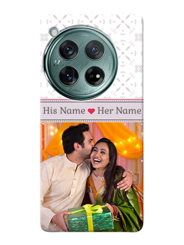 Custom OnePlus 12 5G Phone Cases with Photo and Ethnic Design