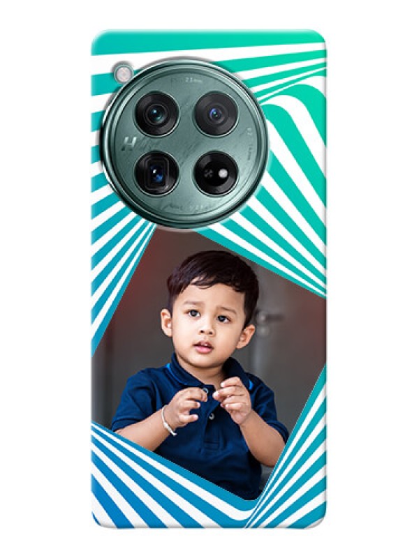 Custom OnePlus 12 5G Personalised Mobile Covers: Abstract Spiral Design