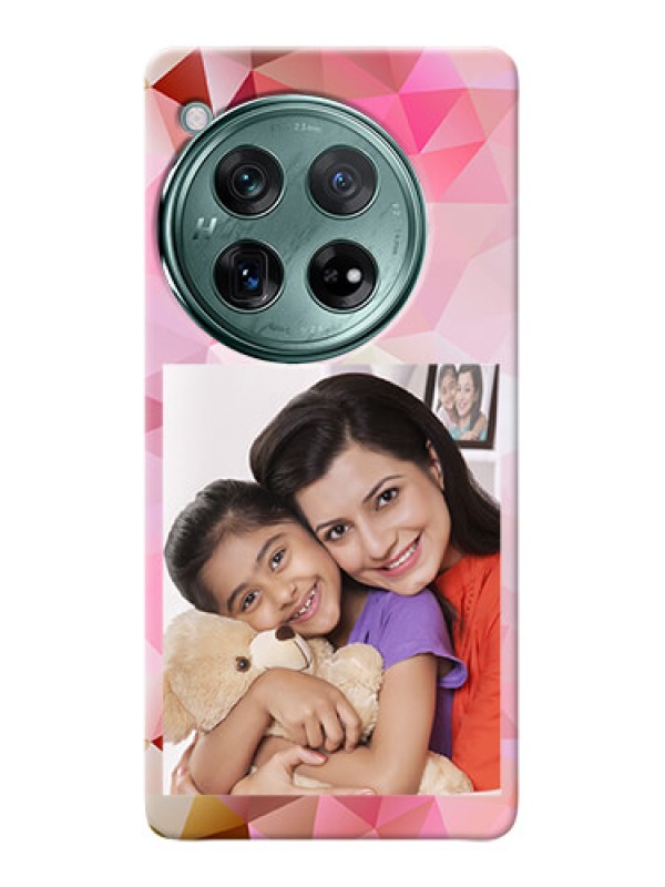 Custom OnePlus 12 5G Personalized Phone Covers: Abstract Triangle Design