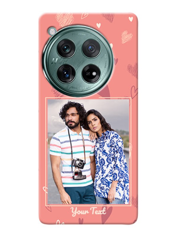 Custom OnePlus 12 5G custom mobile phone cases: love doodle art Design