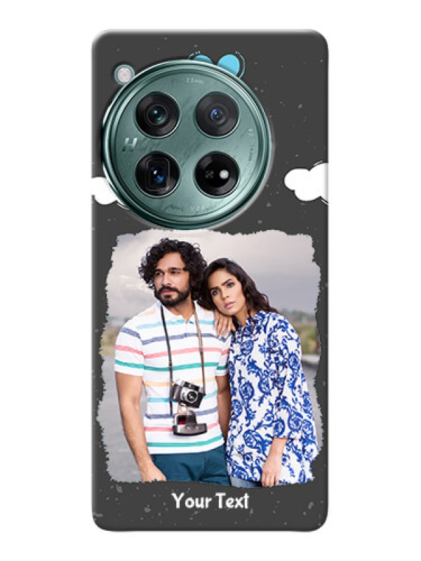 Custom OnePlus 12 5G Mobile Back Covers: splashes with love doodles Design