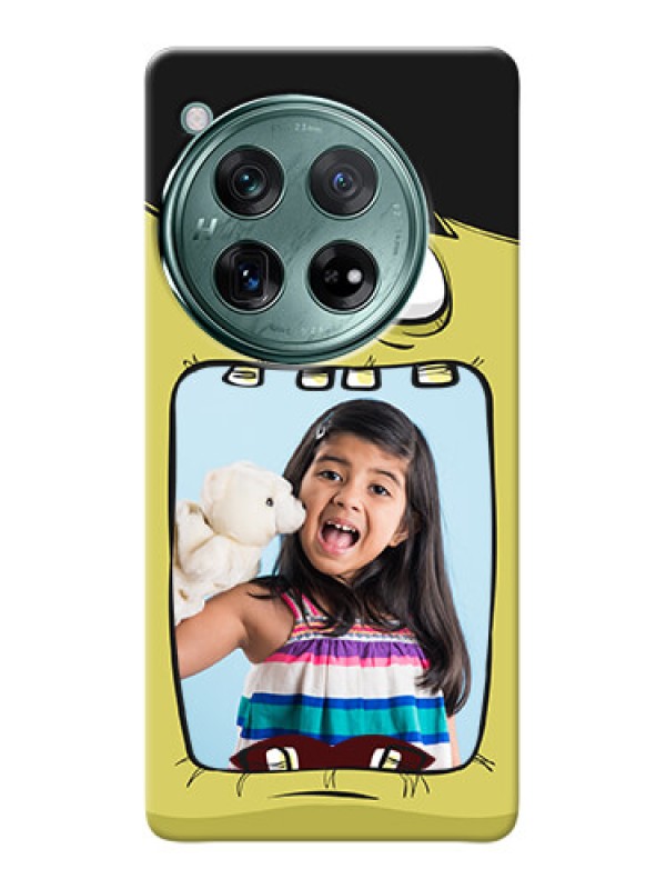 Custom OnePlus 12 5G Mobile Covers: Cartoon monster back case Design