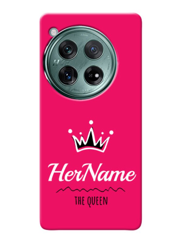 Custom OnePlus 12 5G Queen Phone Case with Name