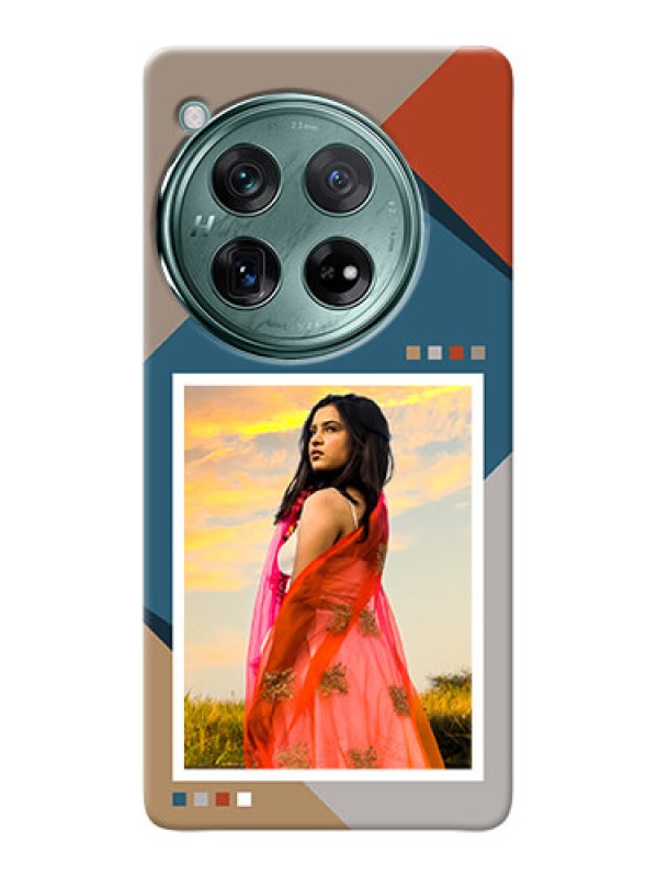 Custom OnePlus 12 5G Personalized Phone Case with Retro color pallet Design