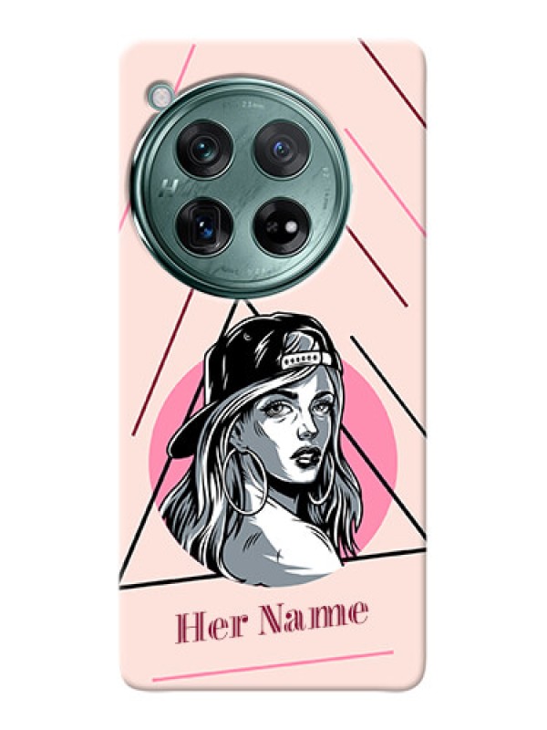 Custom OnePlus 12 5G Personalized Phone Case with Rockstar Girl Design