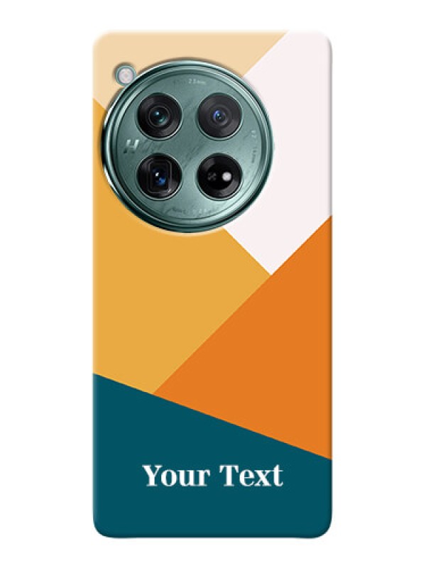 Custom OnePlus 12 5G Personalized Phone Case with Stacked Multiwithcolour Design