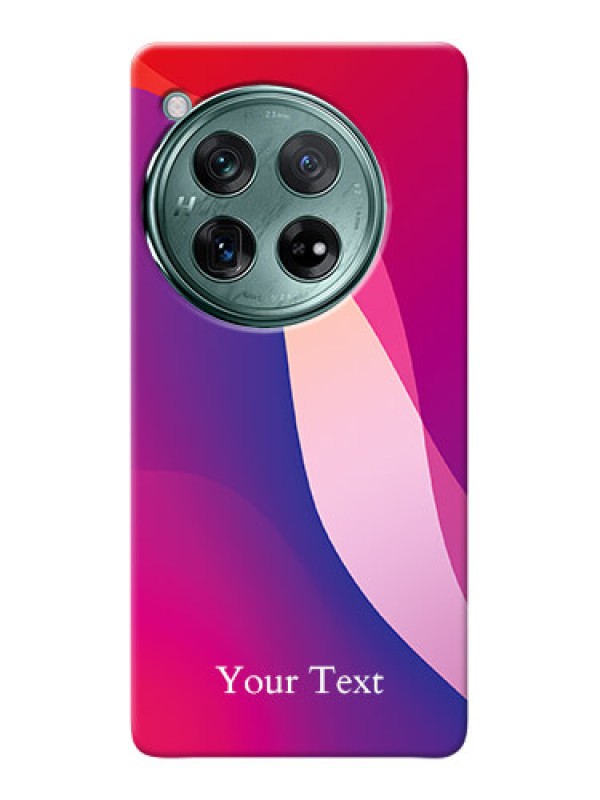 Custom OnePlus 12 5G Personalized Phone Case with Digital abstract Overlap Design