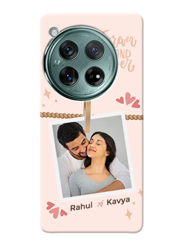 Custom OnePlus 12 5G Custom Phone Case with Forever and ever love Design