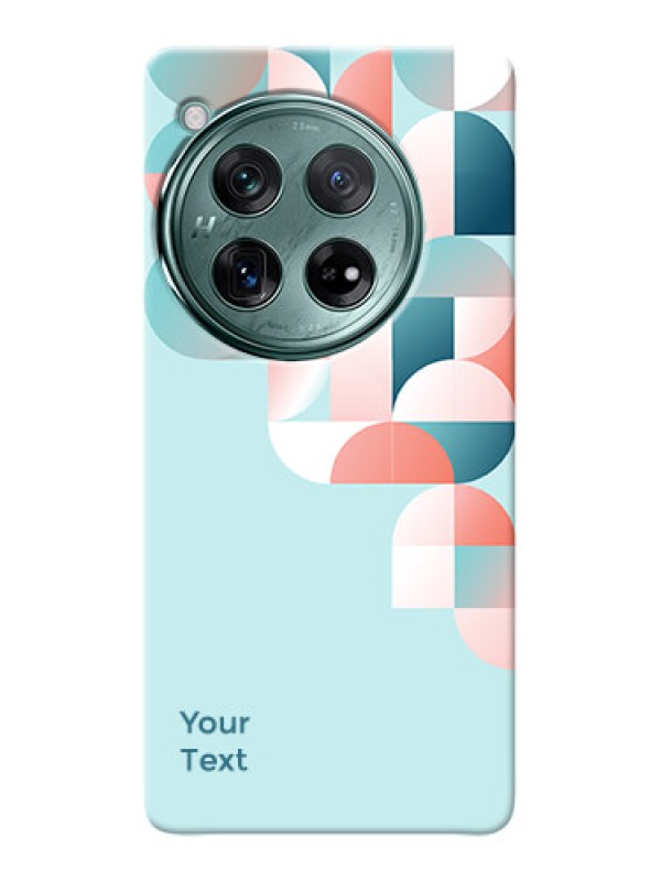 Custom OnePlus 12 5G Custom Phone Case with Stylish Semiwithcircle Pattern Design