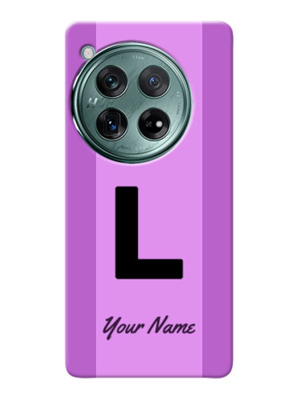 Custom OnePlus 12 5G Custom Phone Case with Tricolor custom text Design