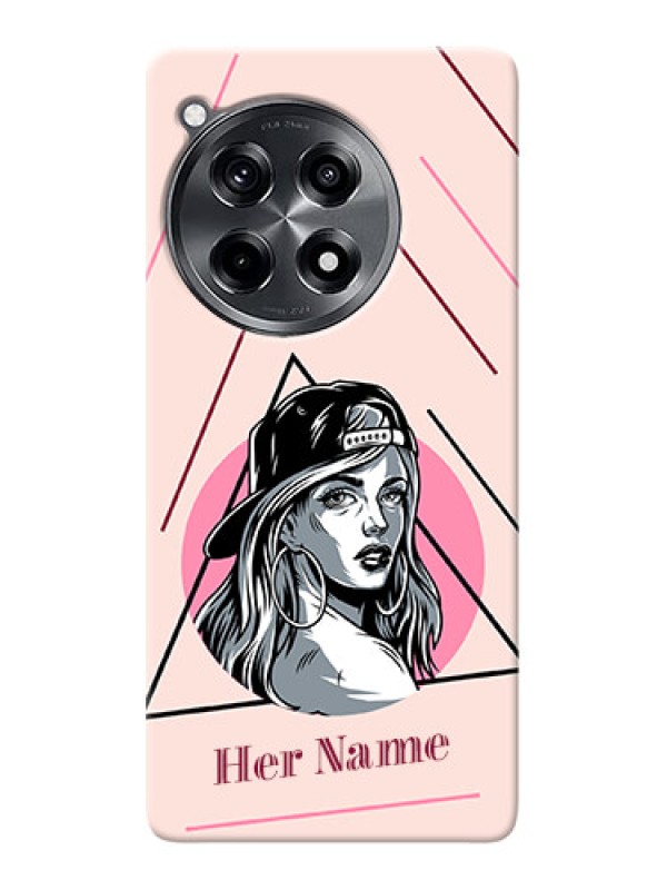 Custom OnePlus 12R 5G Personalized Phone Case with Rockstar Girl Design