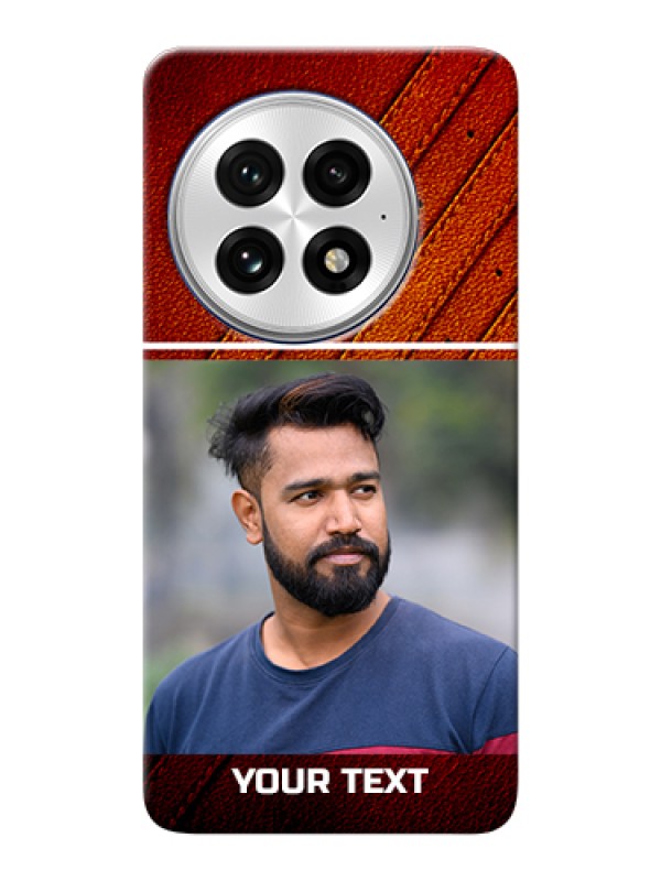 Custom OnePlus 13 5G Custom Hard Phone Case - Leather Phone Case Design