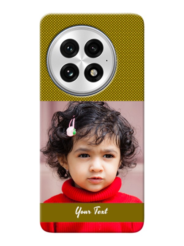 Custom OnePlus 13 5G Custom Hard Phone Case - Simple Green Color Design