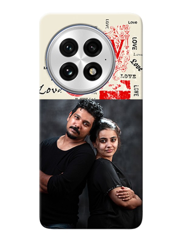 Custom OnePlus 13 5G Custom Hard Phone Case - Trendy Love Design Case