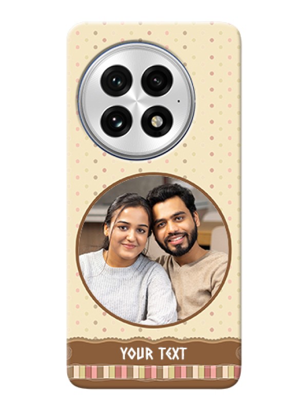 Custom OnePlus 13 5G Custom Hard Phone Case - Brown Dotted Mobile Case Design