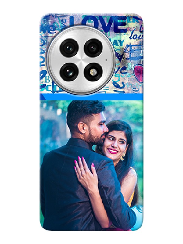 Custom OnePlus 13 5G Custom Hard Phone Case - Colorful Love Design