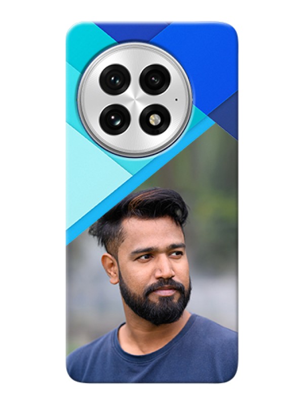 Custom OnePlus 13 5G Custom Hard Phone Case - Blue Pattern Design