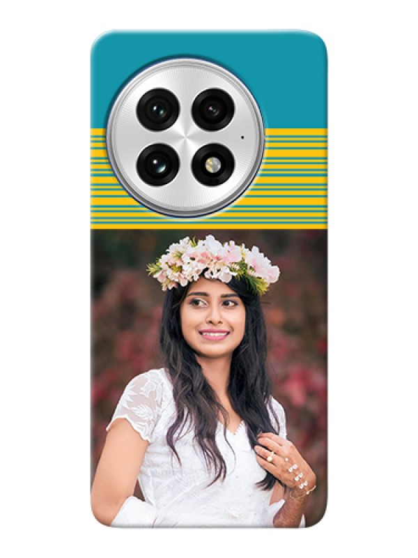 Custom OnePlus 13 5G Custom Hard Phone Case - Yellow & Blue Design