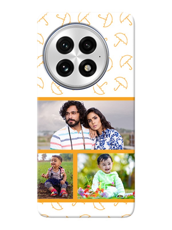 Custom OnePlus 13 5G Custom Hard Phone Case - Yellow Pattern Design