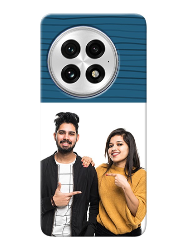 Custom OnePlus 13 5G Custom Hard Phone Case - Blue Pattern Cover Design