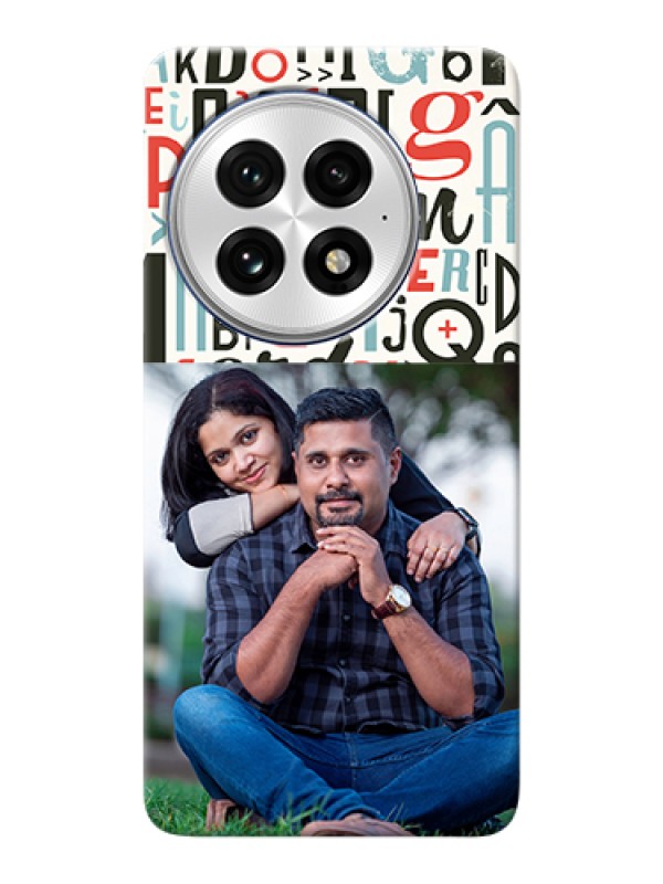Custom OnePlus 13 5G Custom Hard Phone Case - Alphabet Design