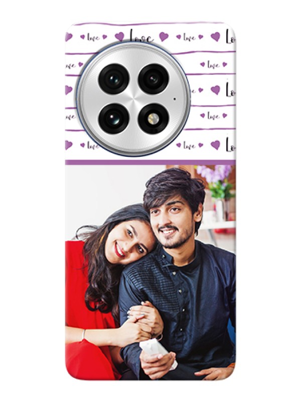 Custom OnePlus 13 5G Custom Hard Phone Case - Couples Heart Design