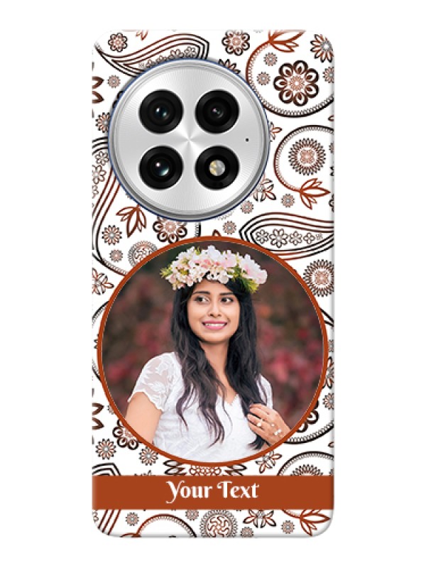 Custom OnePlus 13 5G Custom Hard Phone Case - Abstract Flower Design