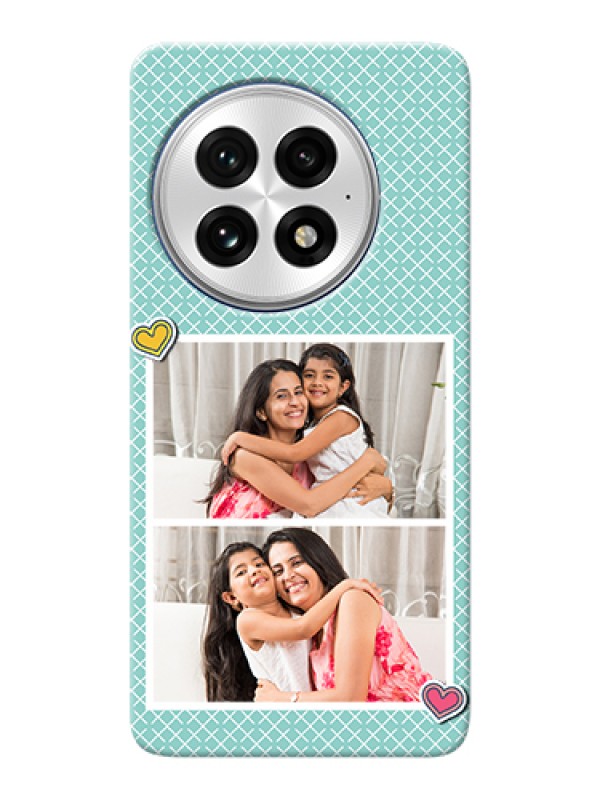 Custom OnePlus 13 5G Custom Hard Phone Case - 2 Image Holder With Pattern Design