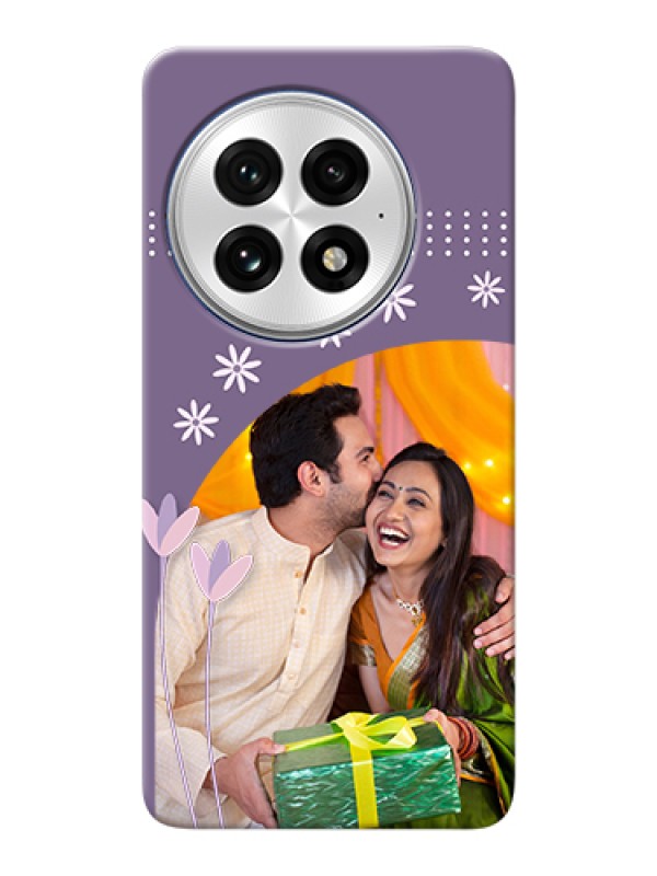 Custom OnePlus 13 5G Custom Hard Phone Case - Lavender Flowers Design