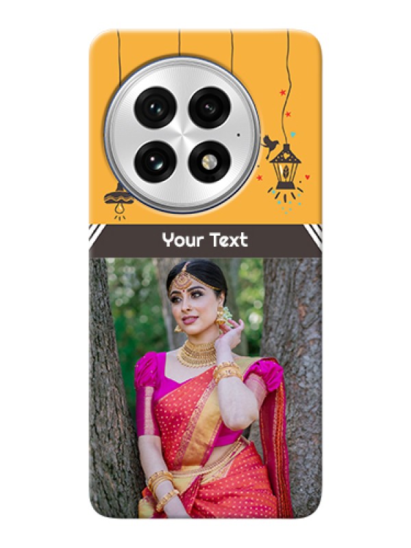 Custom OnePlus 13 5G Custom Hard Phone Case - With Family Picture And Icons