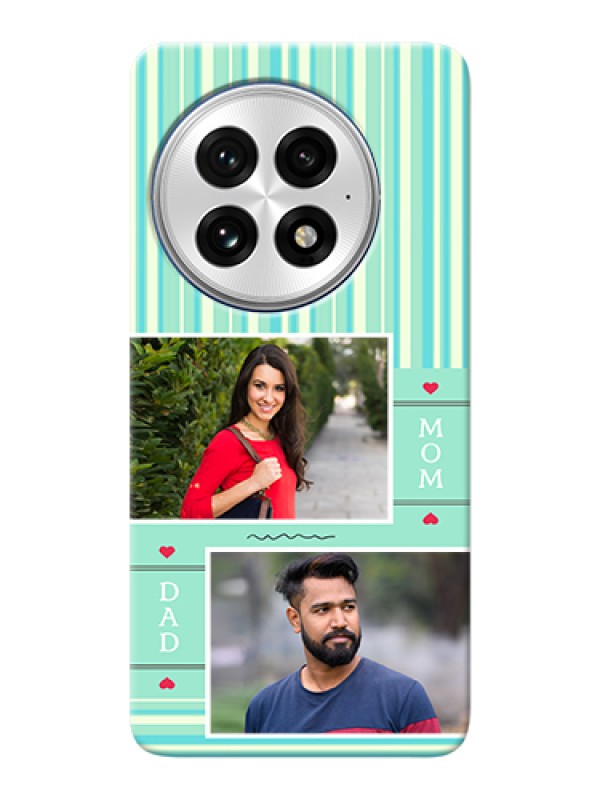 Custom OnePlus 13 5G Custom Hard Phone Case - Mom & Dad Pic Design