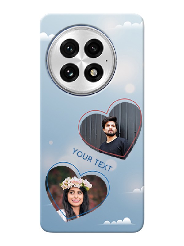 Custom OnePlus 13 5G Custom Hard Phone Case - Blue Color Couple Design