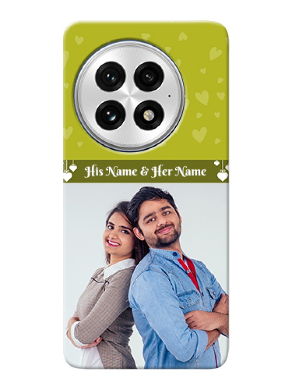 Custom OnePlus 13 5G Custom Hard Phone Case - You & Me Heart Design