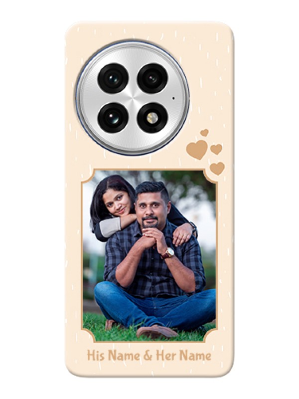 Custom OnePlus 13 5G Custom Hard Phone Case - With Confetti Love Design