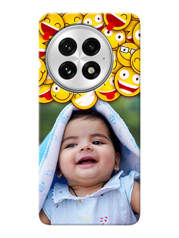 Custom OnePlus 13 5G Custom Hard Phone Case - With Smiley Emoji Design