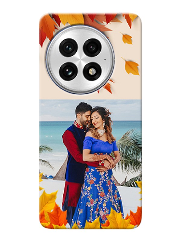 Custom OnePlus 13 5G Custom Hard Phone Case - Autumn Maple Leaves Design