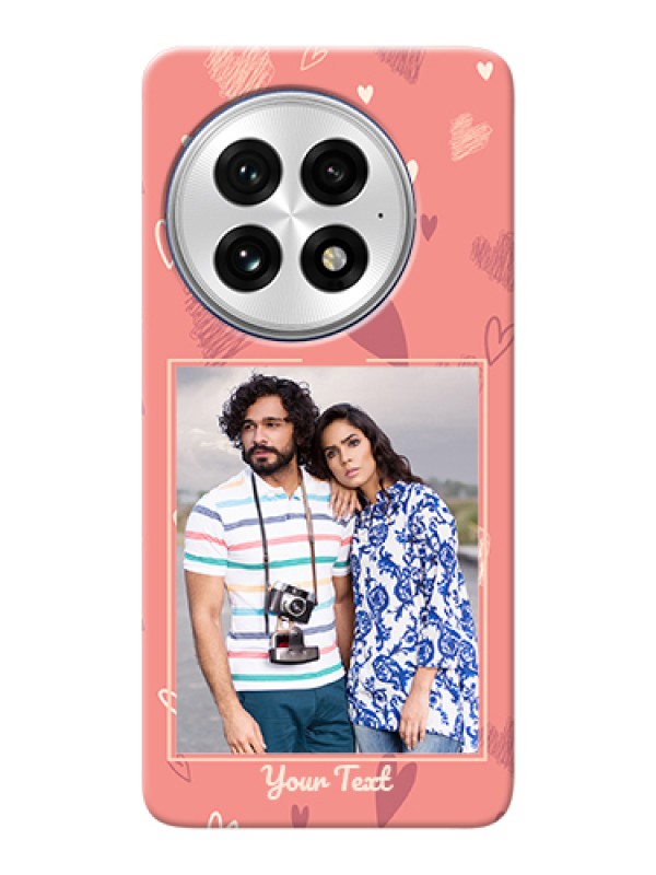 Custom OnePlus 13 5G Custom Hard Phone Case - Love Doodle Art Design