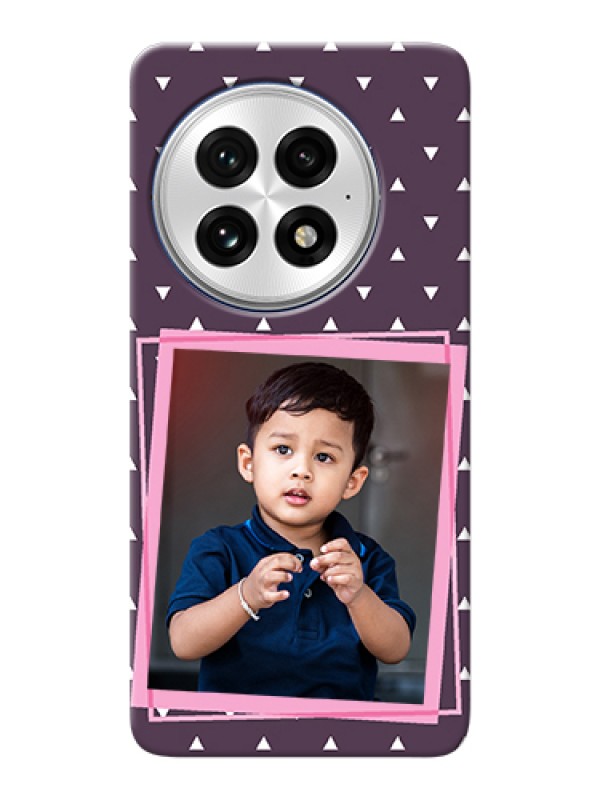 Custom OnePlus 13 5G Custom Hard Phone Case - Triangle Pattern Dotted Design