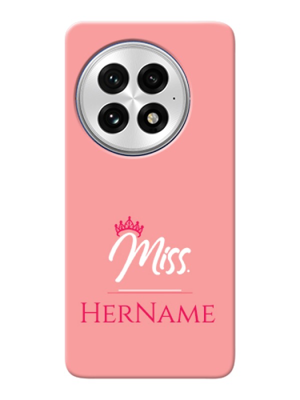 Custom OnePlus 13 5G Custom Hard Phone Case - Mrs With Name Design