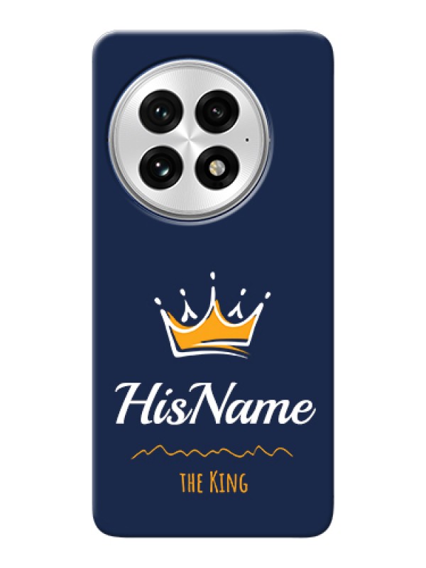 Custom OnePlus 13 5G Custom Hard Phone Case - King With Name Design