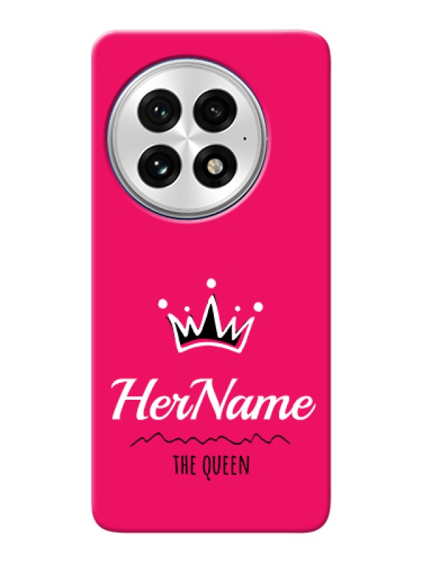 Custom OnePlus 13 5G Custom Hard Phone Case - Queen With Name Design