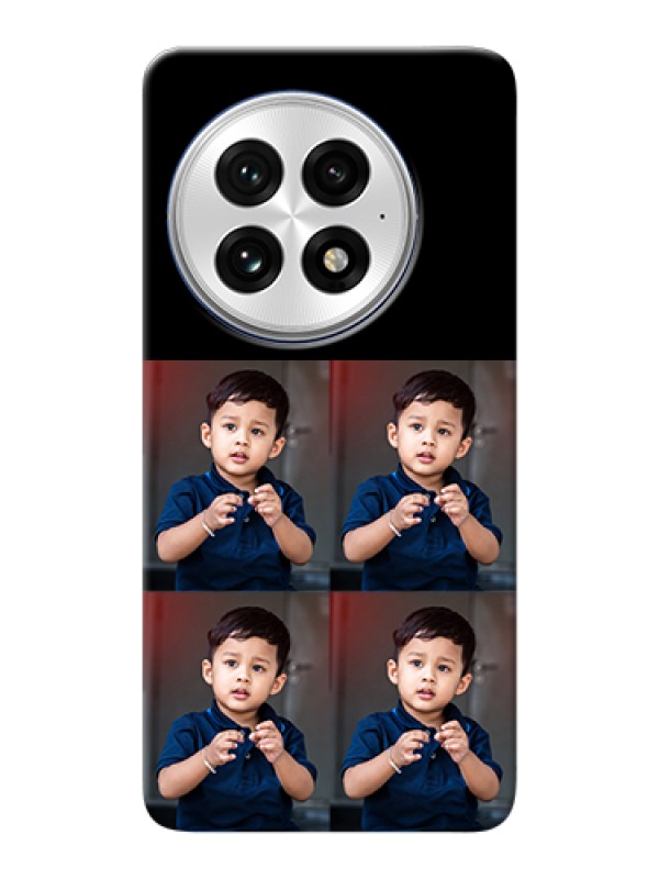 Custom OnePlus 13 5G Custom Hard Phone Case - 4 Image Holder Design